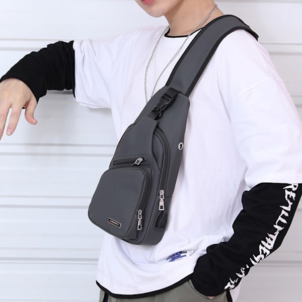 Vanntett en-skulder messenger bag-slynge ryggsekk turryggsekk