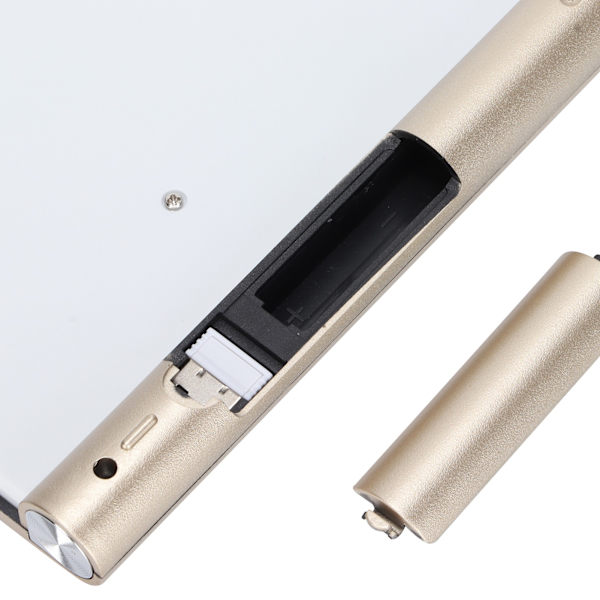 Tangentbord Mus Kombo Trådlös 2.4G USB Ultratunn Bärbar Ergonomisk Slitstarkt Tangentbord och Mus för Notebook Dator Guld