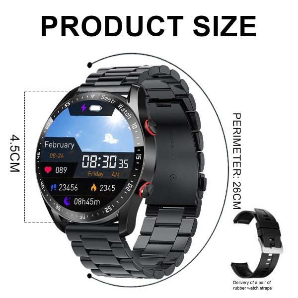 LX-Bluetooth Smartwatch med talfunktion
