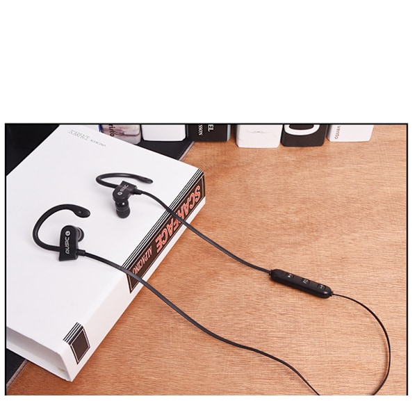 Trådløse hovedtelefoner med mikrofon, 20 timers batterilevetid, IPx7 vandtæt beskyttelse, Bluetooth 5.0 øretelefoner, sports Bluetooth-hovedtelefoner til iPhone/Android