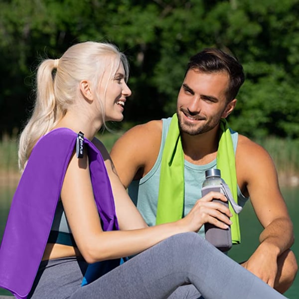 Utomhus Mikrofiber Camping Handduk Snabbtorkande Lätt - Quic