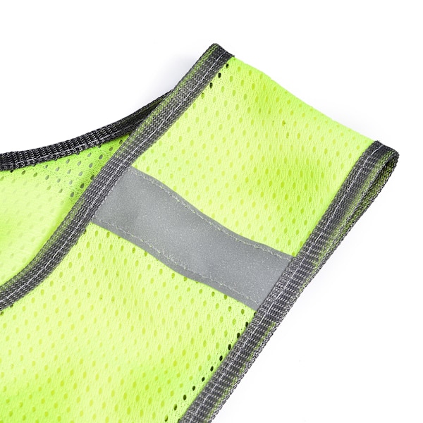 Sikkerhedsvest til løb i mørket - Fluorescerende gul LED-refleksvest (M)