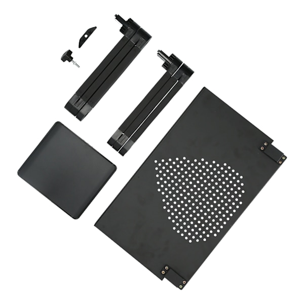 Mångsidigt Laptopställ, Portabelt Vikbart Skrivbord för Arbete Överallt, Ergonomisk Höjdjustering, Aluminiumlegeringskonstruktion, Lämpligt för Hemmet