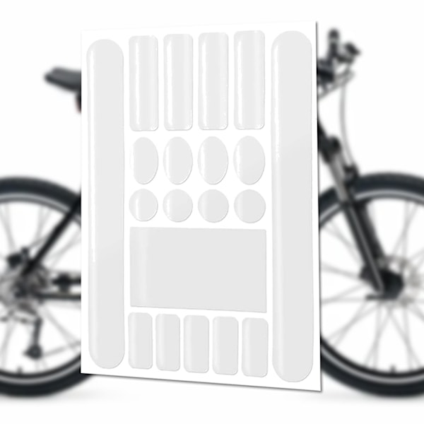 Bicycle protective film, universal paint protection film, transparent, for mountain bikes, universal paint protection film, transparent racing bike,