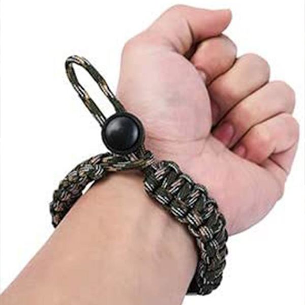Paracord Armband för Utomhusverktyg Överlevnadsredskap Multifunktionell Överlevnadsarmband för Camping Vandring Fiske