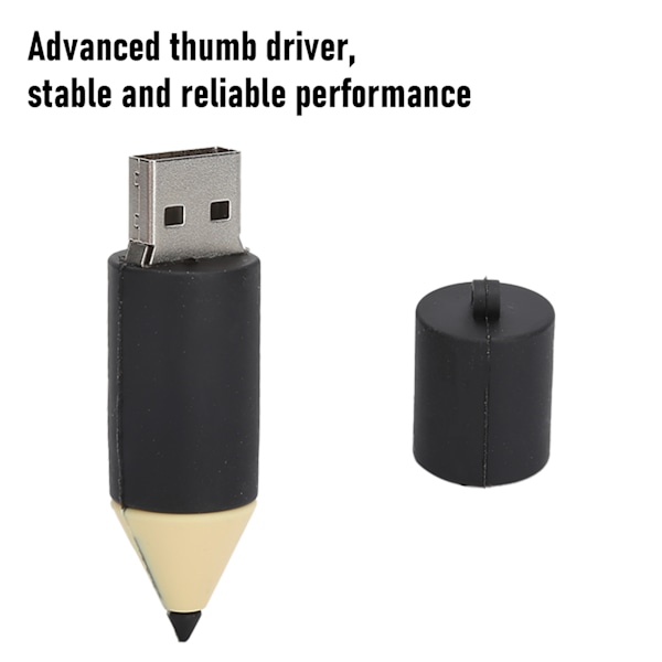 USB-minne 2.0 Tecknat Minne för Windows 7/8/10 / Vista / XP / ME / Linux 2.6/ OS X 128GB