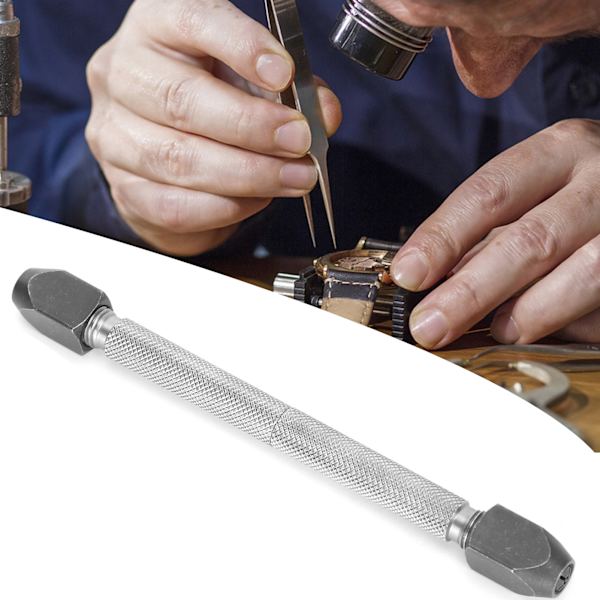 Hög precision stål stift skruvstäd vrid borr handborr klocka reparation verktyg tillbehör