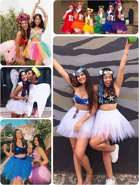 Tutu for kvinner - Karneval, Ballett, Halloween, Maskerade[TT] white