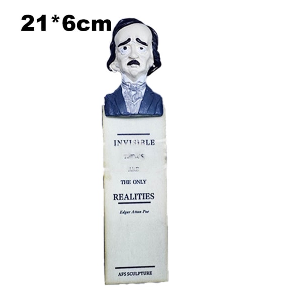 Horror Bogmærker med Karakter Statuer Resin Personlighed