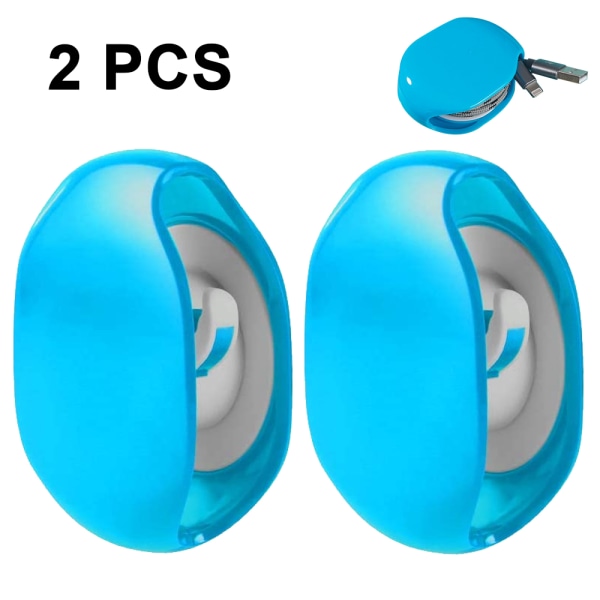 2-pack automatiska hörlurar med rullkabel