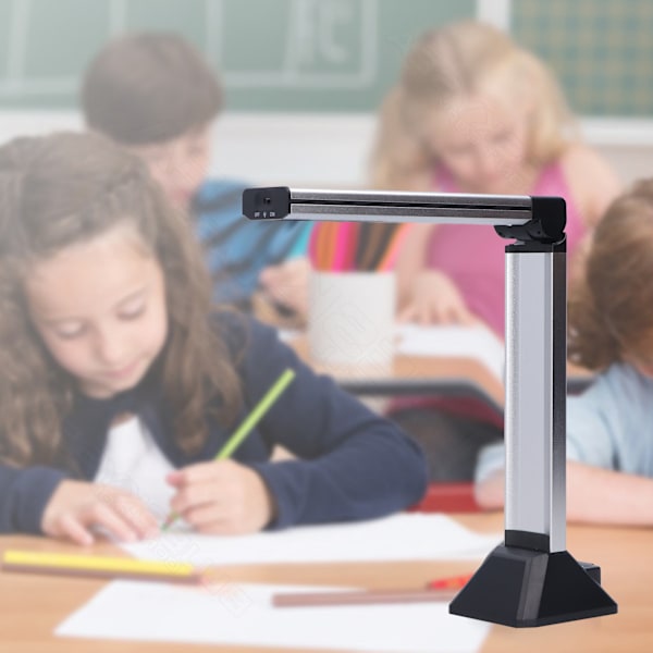 Bärbar Dokumentkamera Skanner A4 Storlek Dokumentkamera för Kontor/Presentation