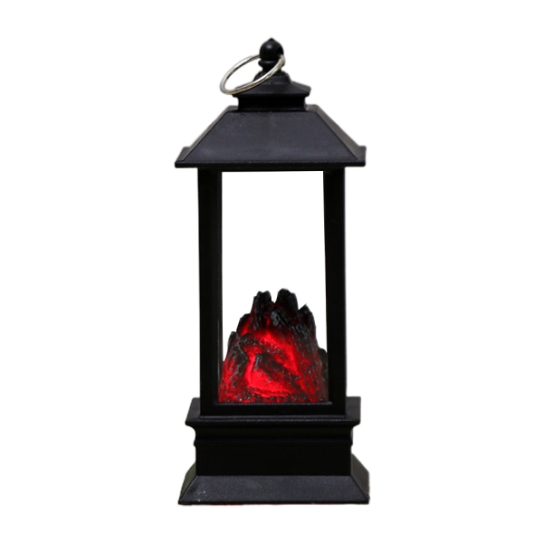 Christmas wind lamp simulation black charcoal fire lamp fireplac