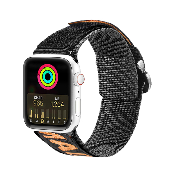 Kompatibel med Apple Watch Band 42/44/45MM, Nylon Sports