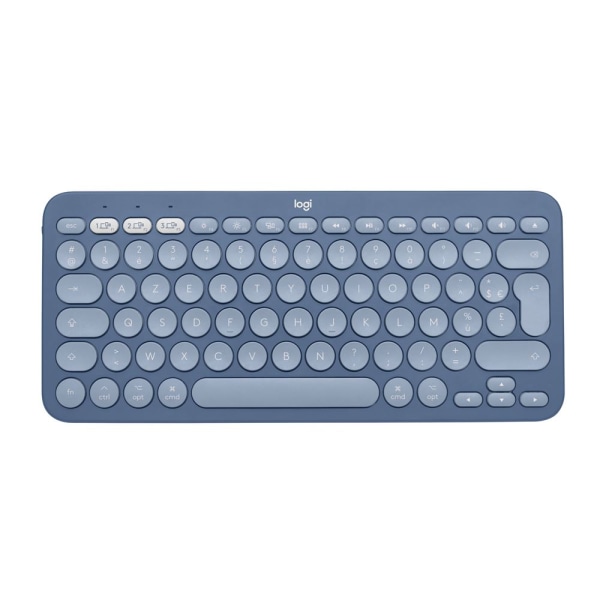 Azerty K380 trådlöst tangentbord för Mac Blueberry