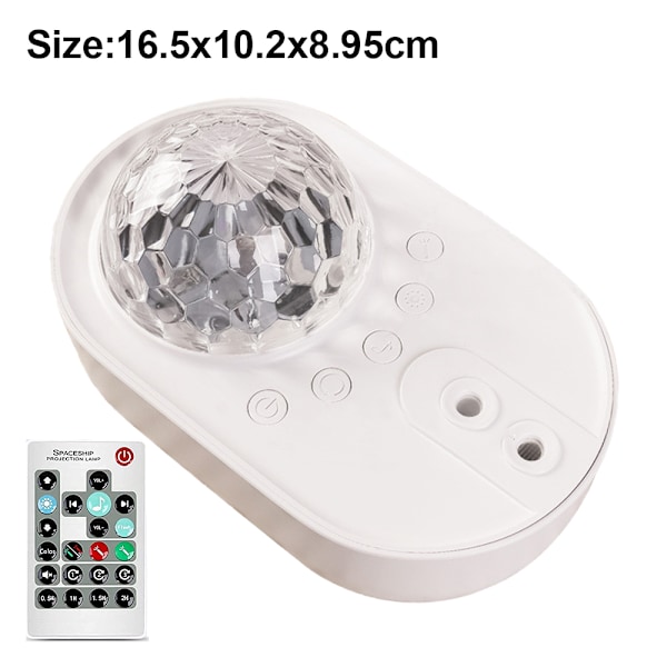 Stjerneprojektor, Natlys Galaxy Projektor Bluetooth Musik Spe
