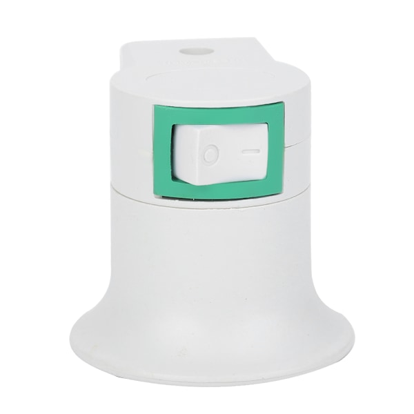 Bärbar glödlampshållare för enkel installation, energibesparande LED-kompatibel sockeladapter med strömbrytare, stöder 360 graders rotation för