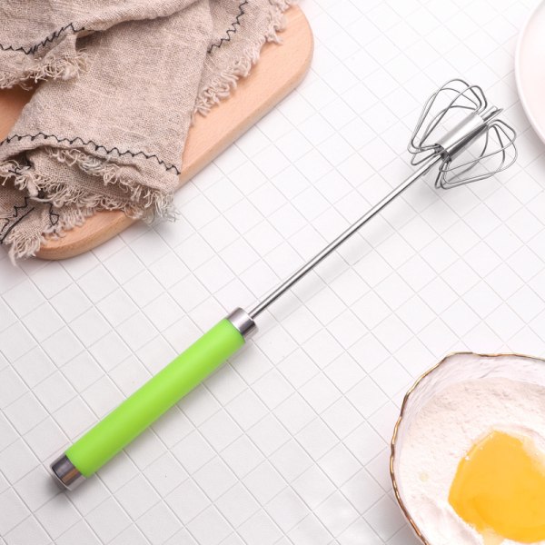 Roterende egg i rustfritt stål for husholdning, manuell, halvautomatisk