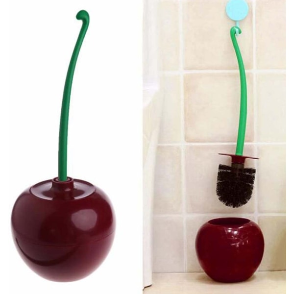 Toilettenbürste WC-Bürste Wein Red Cherry Form