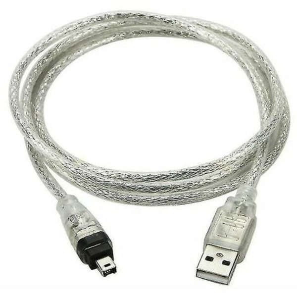 USB uros ja Firewire Ieee 1394 4-nastainen sovitinkaapeli Ilink 1394