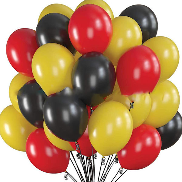 Festballonger, 90-pakning, 10-tommers, ballongsett med festivaltema