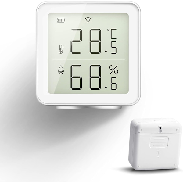 Smart Wlan Wifi Termometer Hygrometer kompatibel med Alexa