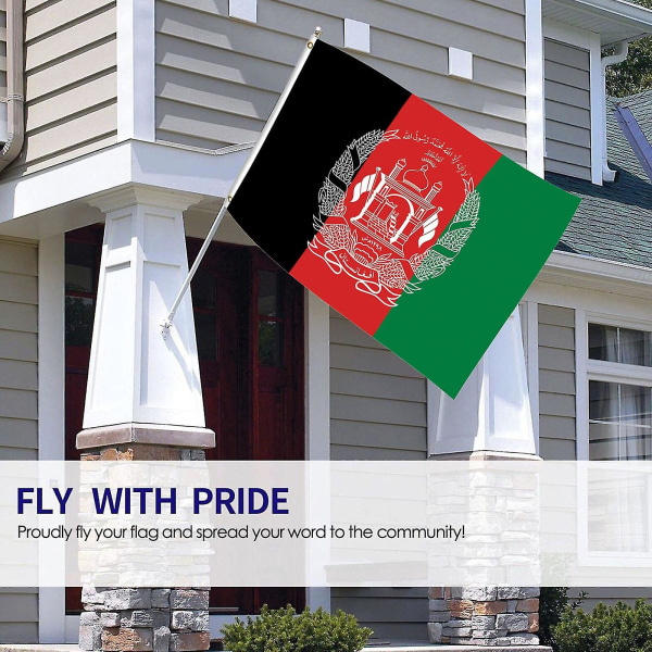 Afghanistan Flag - 3X5 Feet, Supports Afghanistan Flag For