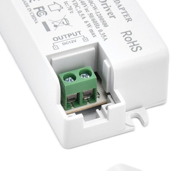 Effektiv AC till DC-omvandlare, LED-drivare för LED-belysningslösningar, perfekt för G4-lampor, MR11/MR16/GU3-spotlights, LED-ljusramper, CCTV-kameror,