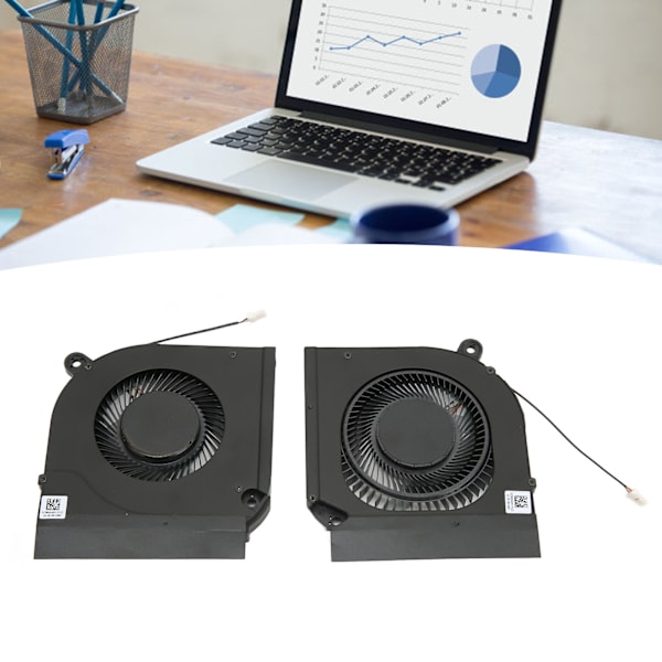 Laptop Køleventilator Udskiftning til Acer AN517 41 AN517 52 AN515 55 PH315 53 AN515 56 DC 5V 0.5A 4 Pin GPU Køleventilator CPU GPU Køleventilator