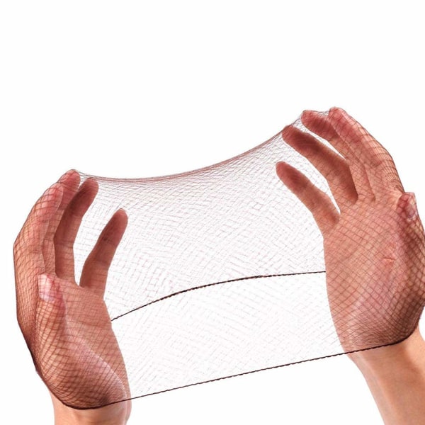 Hårnät 100 st, Hårnät Elasticitet Osynlig Elastisk Mesh