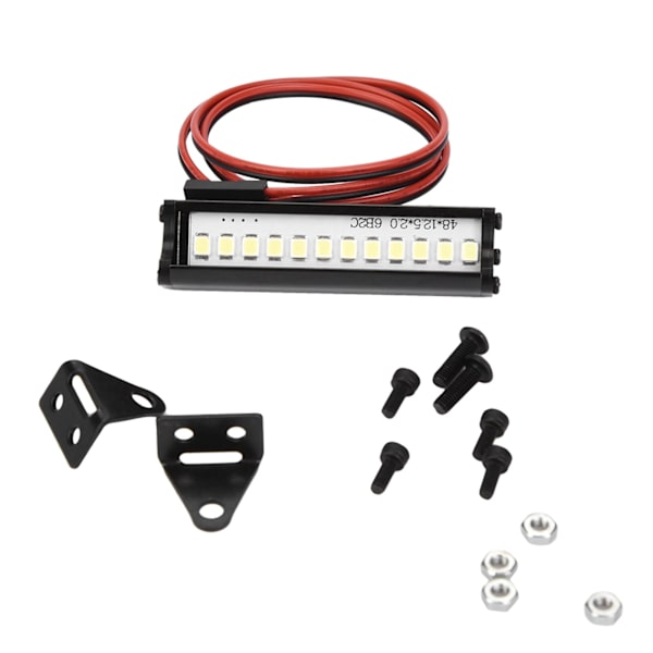 55mm RC Crawler LED-valopalkki LED-lamput 1:10 RC-auton osa TRX4 90046 90048 SCX10