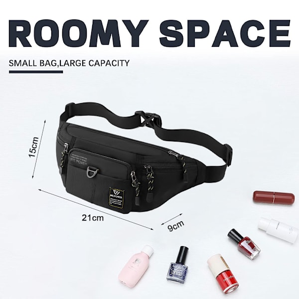 Uusi trendi ulkoilulaukku - vedenpitävä nailon casual crossbody-laukku kassalaukku yksinkertainen reppu