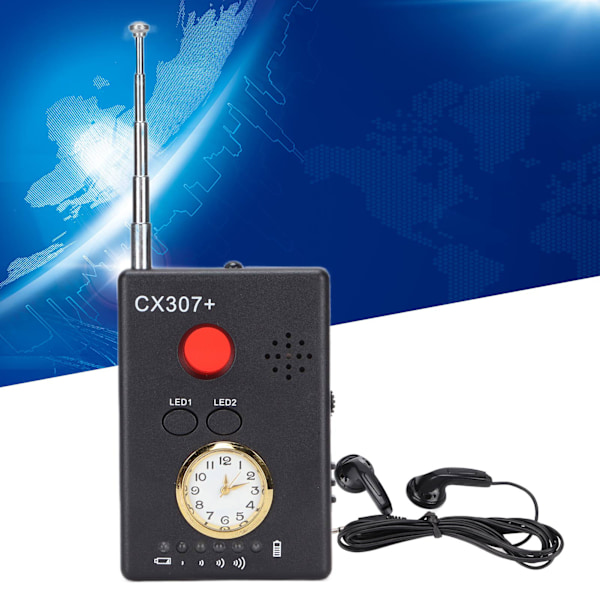 Anti Avlyssning Signalövervakningsdetektor Anti Smygdetektor för att Hitta GPS Kameraenhet 110‑220V US-kontakt