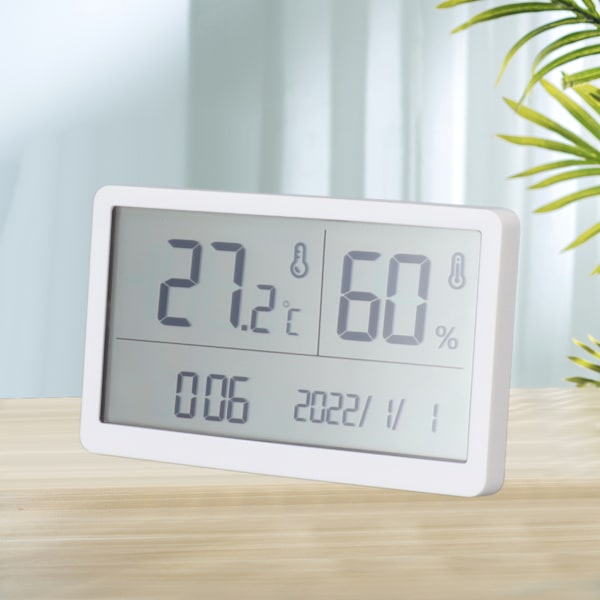 Digital hygrometer inomhus termometer hög noggrannhet temperatur fuktighet monitor med stöd för inomhus sovrum barnrum
