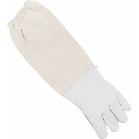 Goatskin Beekeeping Protective Gloves with Ventilated Sleeves, Universal Model, Leather Gloves for Beekeepers, Beekeeping Tools