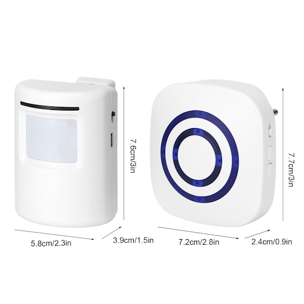 Smart Entry Alert System, Trådlös Rörelsesensor för Uppfart, Infraröd Teknik För Pålitliga Varningar
