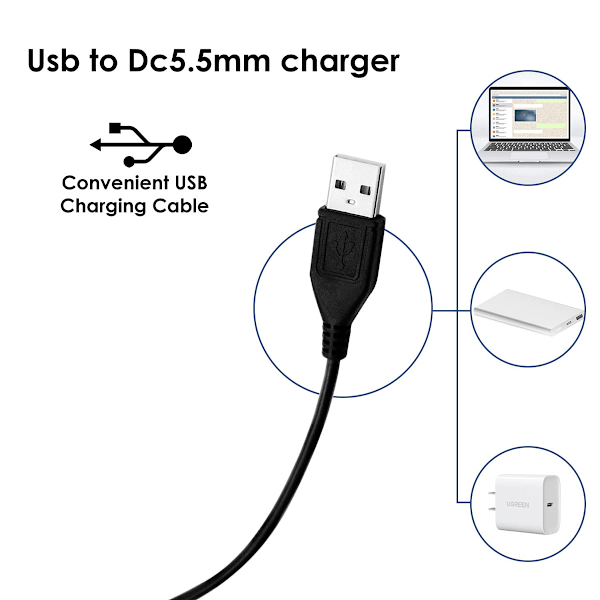 Usb-ladekabel for Minirig 3 bærbare høyttalere og subwoofer