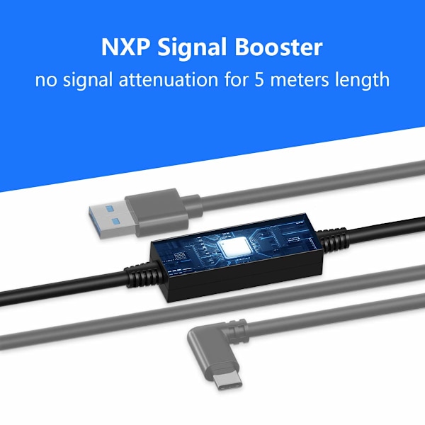Link-kabel 16ft, Link-kabel med signalforstærker, Streaming VR