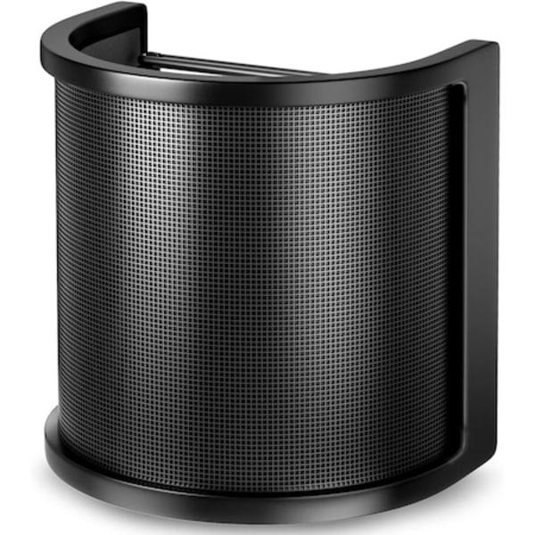 Mikrofon Pop Filter, U-formet Mikrofon Pop Filter Kompakt Mikrofon Pop Vindskærm til Optagelse Tale Sang