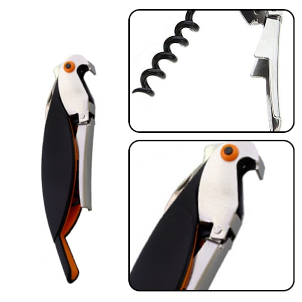 Papegøjeformet Corkscrew Vinåbner