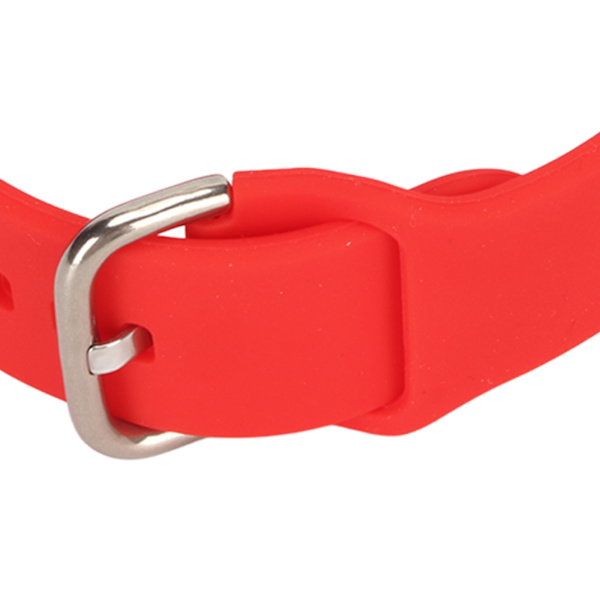 Silikonihihna suojakotelolla Mi Band 7 Pro - Punainen ja punainen kotelo
