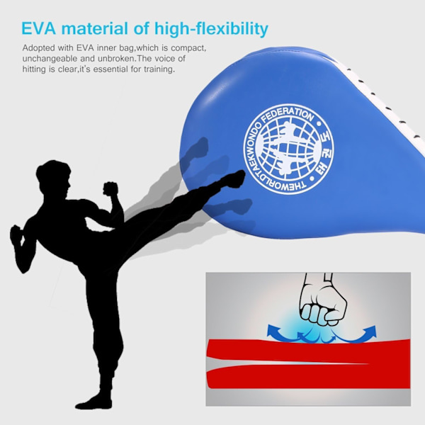 1 par Taekwondo treningsutstyr Taekwondo klo pads, hånd pads, trener pads, dobbel pads for pad trening