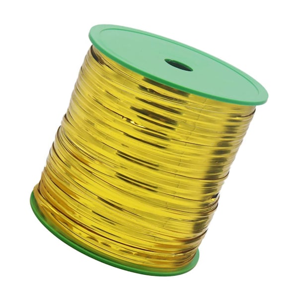 400 Yards Gul Metallic Twist-Snorrebåndspole, Gylden Dekorativ