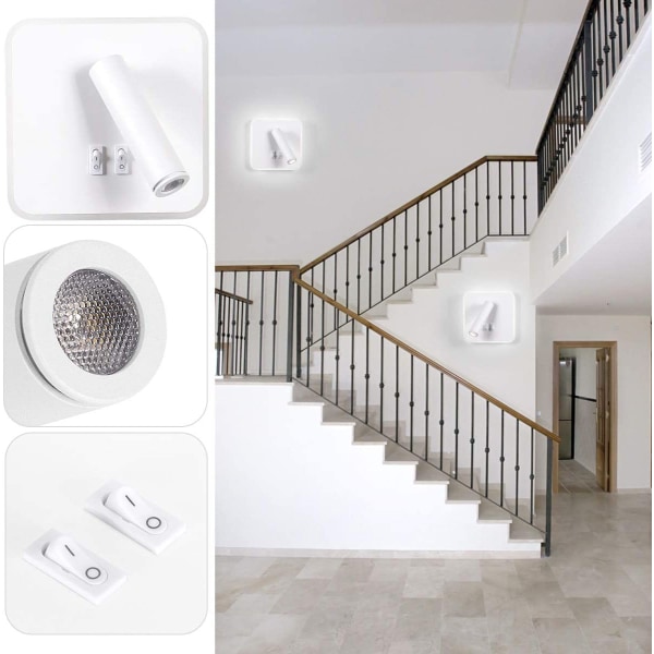 Moderne Applique Murale LED Lampe de Lecture Murale avec