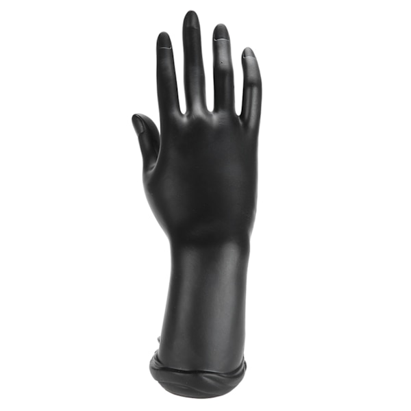 Resin Mannequin Hånd Finger Smykker Ring Armbånd Display Holder Stativ (Resin Sort)