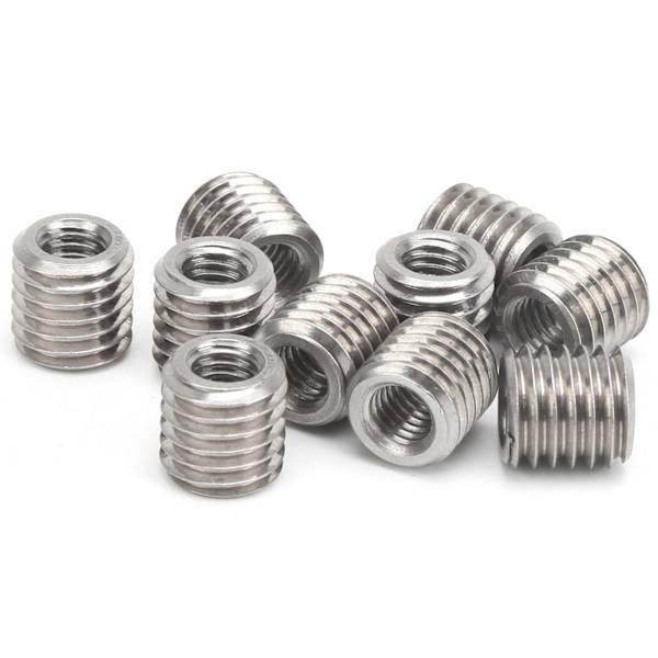 10 stk. Gevindindsatser Han Hun Reducerende Møde Stainless Steel Reparationsværktøj Hardware