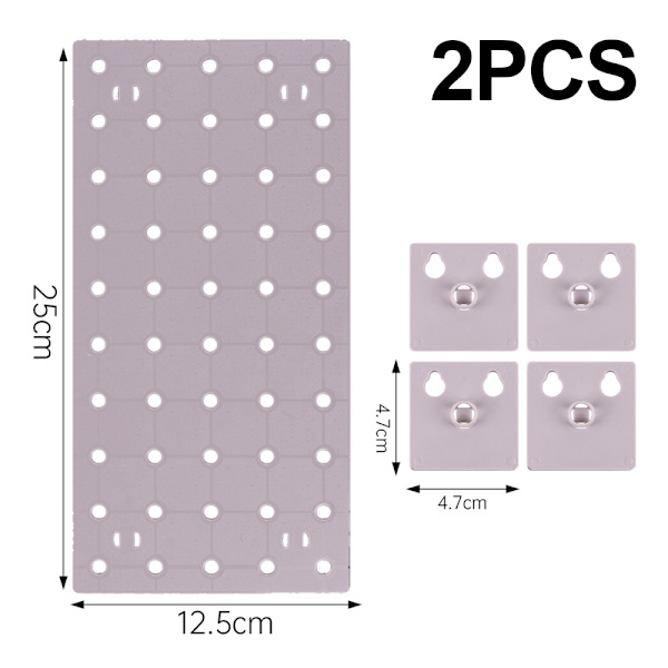 Veggkontroll Pegboard Rack Horisontal Pegboard - Enkel å