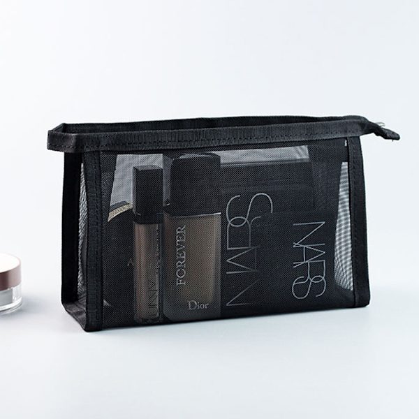 Mesh Kosmetikpung Mesh Makeup Punge Mesh Lynlåspose til