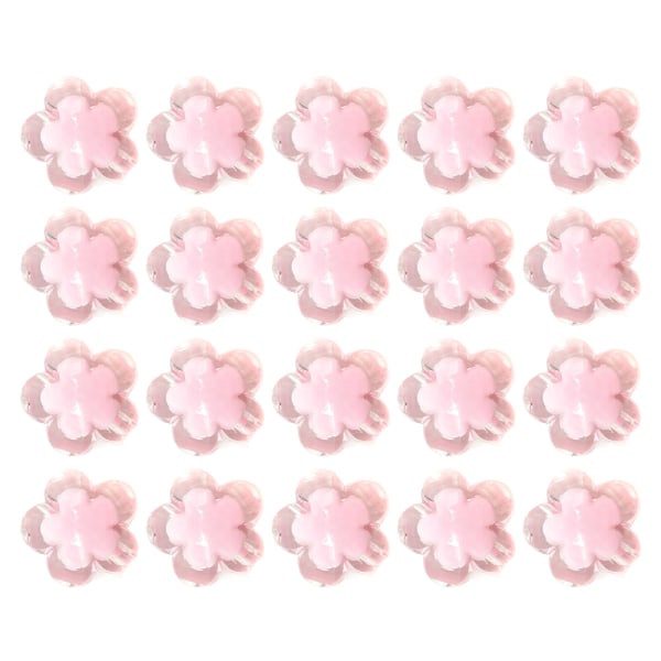 50 st Akryl Pärlor Medium Pärlor Blommor 4 Färger DIY Pärlor
