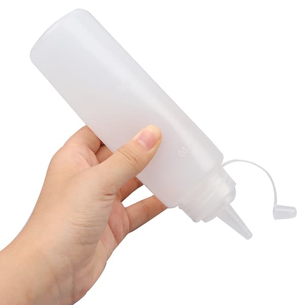 4 ST Squirt Kryddor Flaskor Sallad Sås Dispenser Ketchup Cr Whit-FX- Whit White one size
