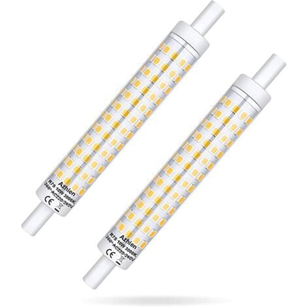 R7s Led 118mm himmennettävä 10w, R7s 118mm lamput lämmin valkoinen 3000k,